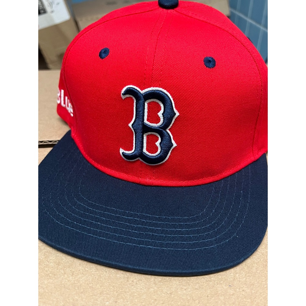 Boston Red Sox JetBlue Snapback Hat Red Navy Blue‎ Baseball Cap Mens Melon Wear